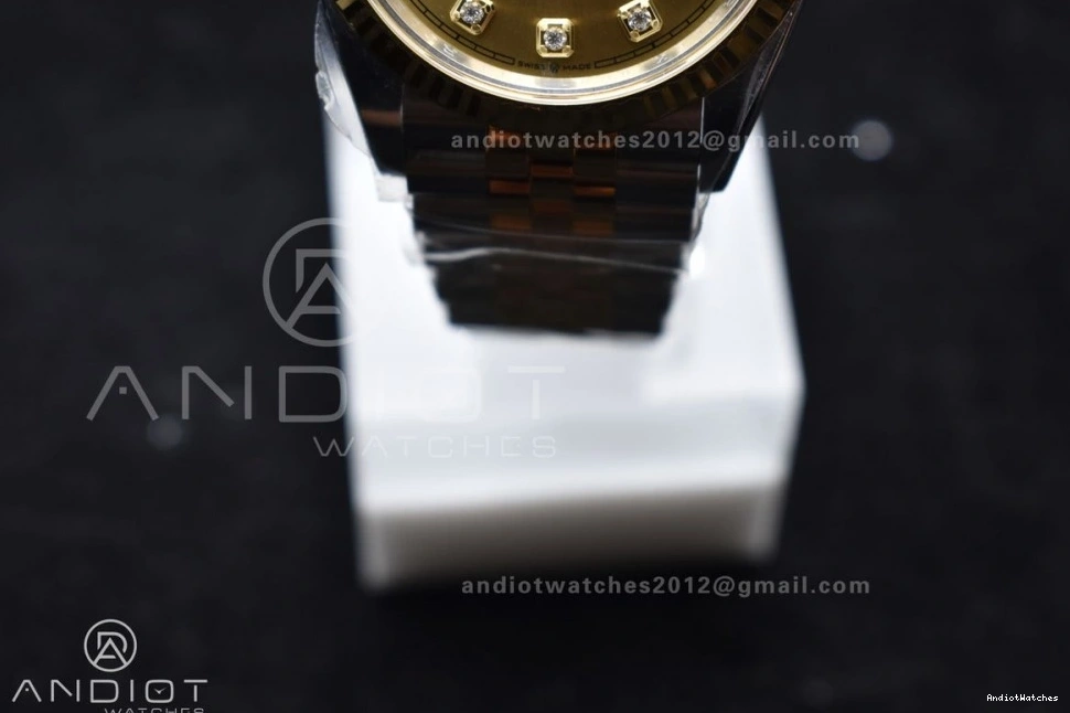 Diamonds VR 558 Dial Bracelet SS Best 1:1 YG on Edition 904L Clean Jubilee 126233 Steel YG DateJust 36 Versatile 1227